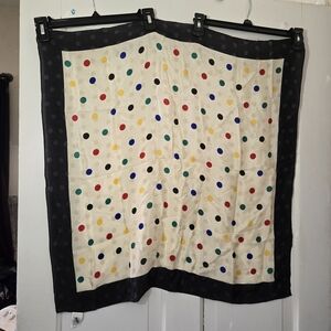 Jacqueline Ferrar Multicolor Polka Dot Scarf